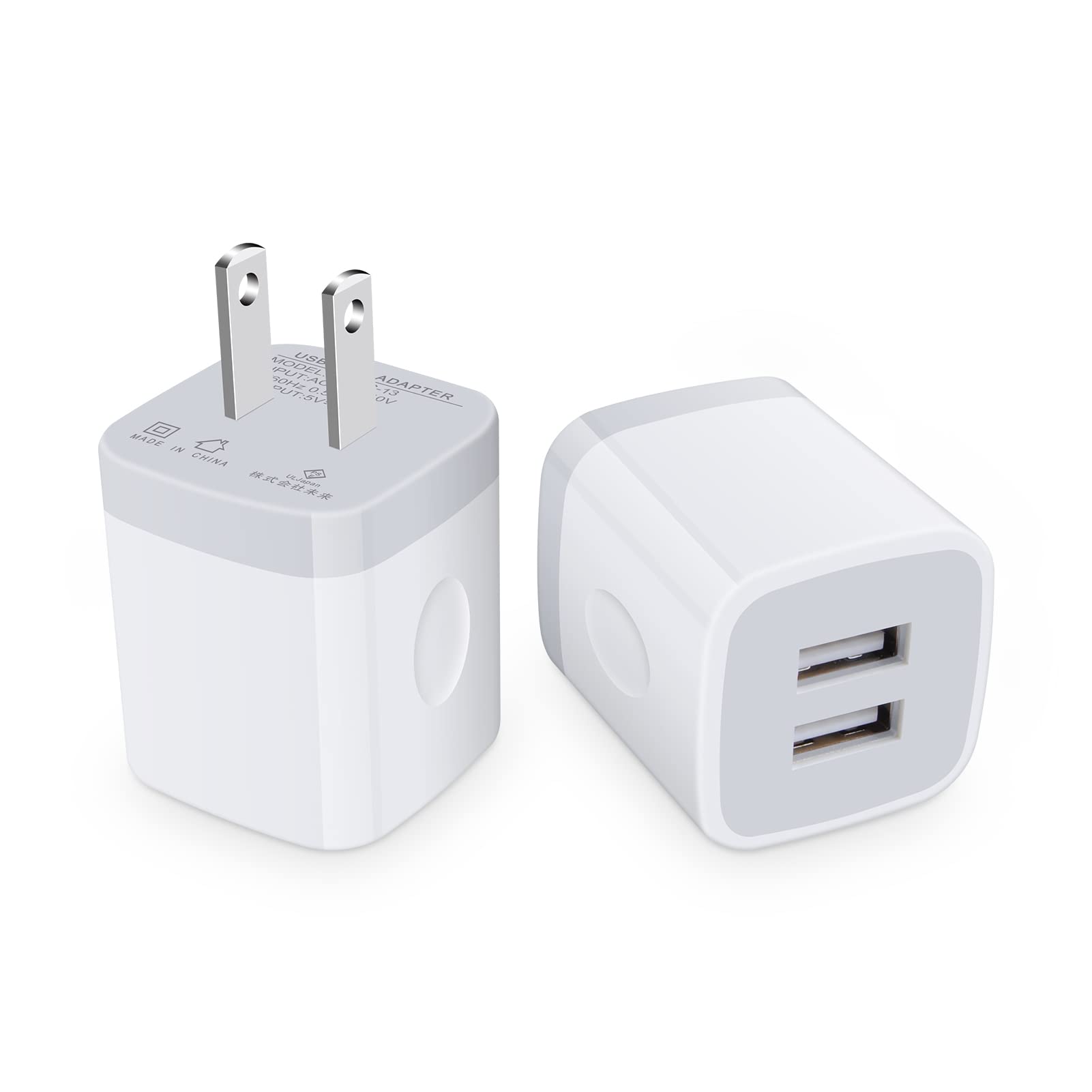 Amazon | Hootek USB充電器 2ポート USB コンセント 2個セット PSE認証